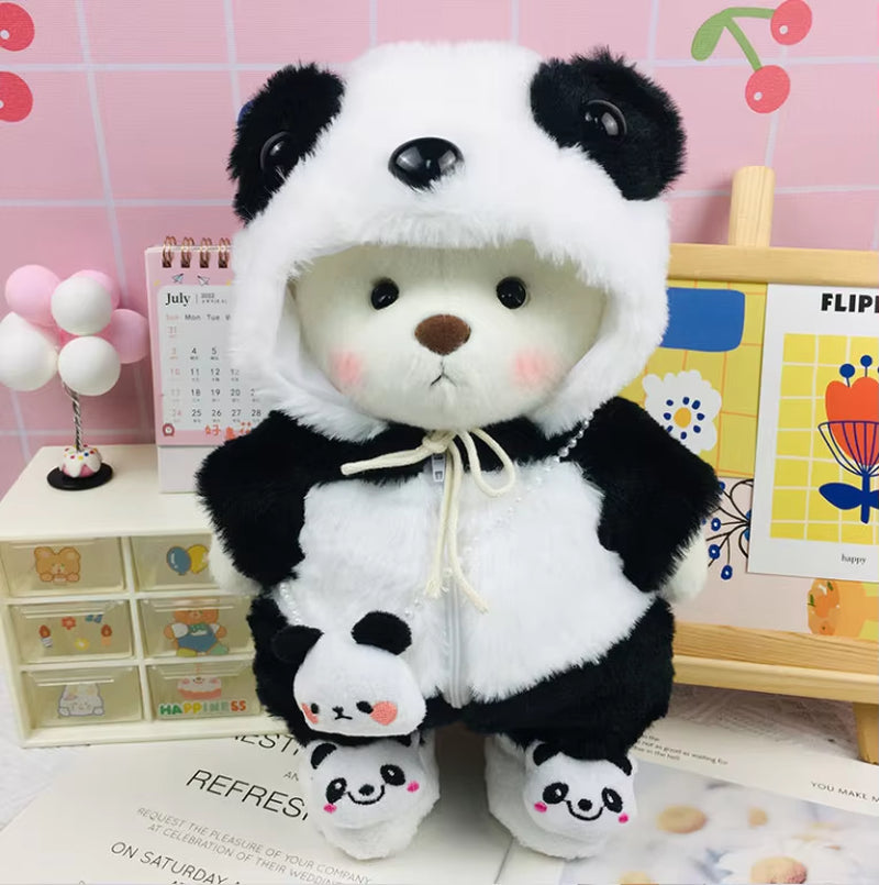 Doll Clothing 30Cm Soft Plush Toy Cosplay Kawaii Toys Anime Accessories Set Creative Dress up Cute Cartoon Friend Birthday Gift